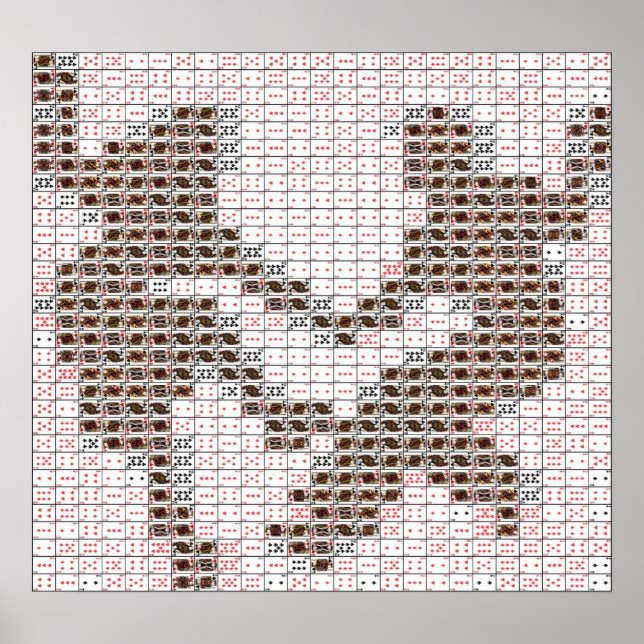 Dancers Playing Card Montage Poster (Front)