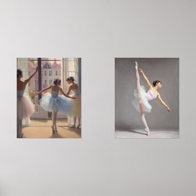 Dancers poster in front of the window and Arabesco (Front)