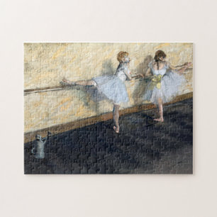 Dancers Practicing at the Barre, Edgar Degas Jigsaw Puzzle