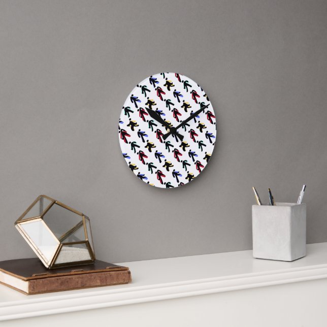 dancers round clock (Office)