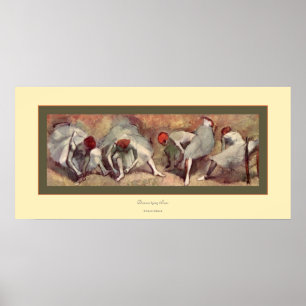 Dancers Tying Shoes~ Edgar Degas Poster