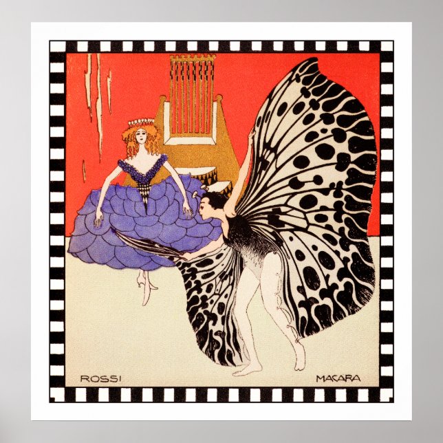 Dancers - Vintage Art Print by Kolo Moser (Front)