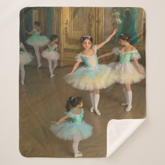 Dancers waiting to perform sherpa blanket