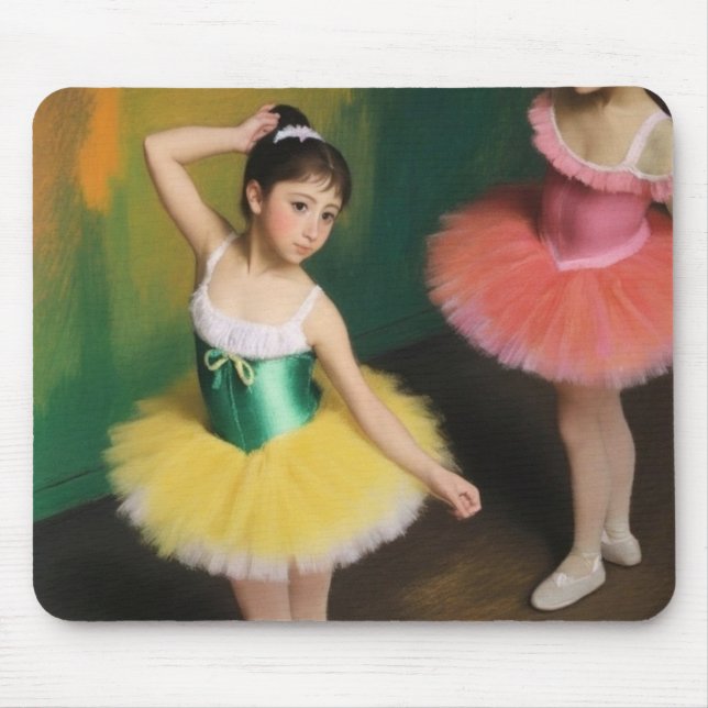 Dancers with beautiful bright colors mouse pad (Front)