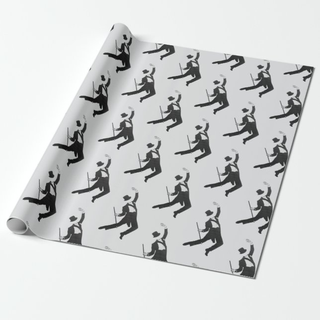 Dancers Wrapping Paper (Unrolled)
