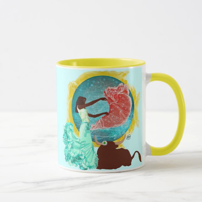 Dances With Bulls Coffee Mug (Right)