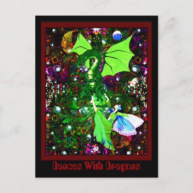 Dances With Dragons Postcard (Front)