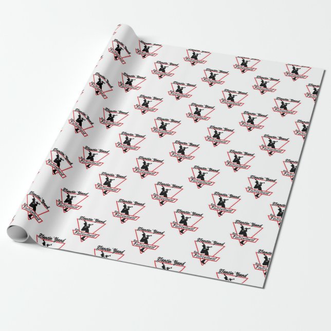 Dancin' Band From Falconland Wrapping Paper (Unrolled)
