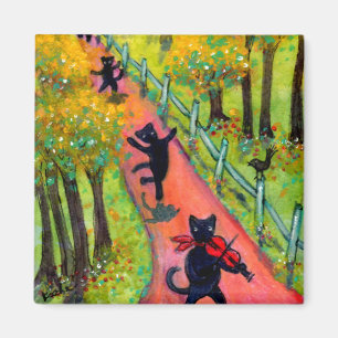 Dancin' Cats Magnet