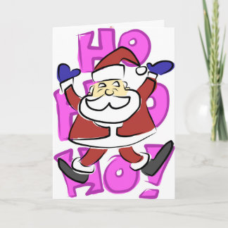 Dancin' Santa Holiday Card