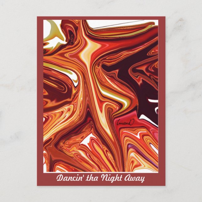 Dancin' tha Night Away    Postcard (Front)