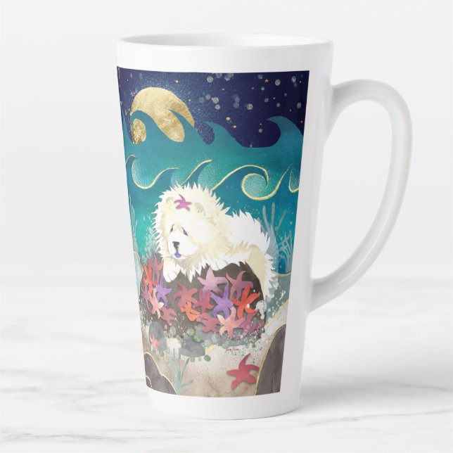 DANCIN' WITH THE STARZ Cream Chow   Latte Mug (Right)