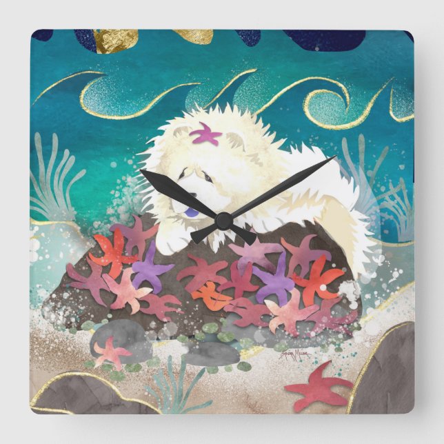 DANCIN WITH THE STARZ Cream Chow -Wall clock (Front)