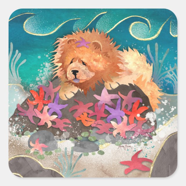 DANCIN WITH THE STARZ  square stickers (Front)