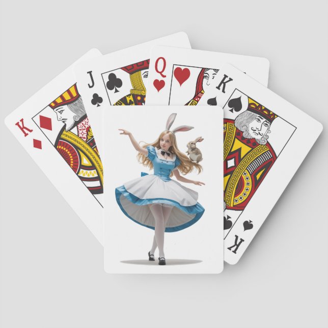 Dancing Alice Playing Cards (Back)