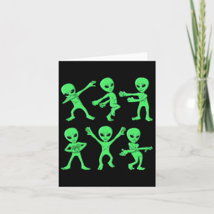 Dancing Aliens Dance Challenge Boys Girls Kids Hal Card