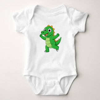 Dancing Alligator Baby Bodysuit