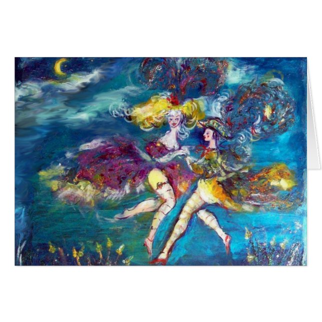 DANCING AND MUSIC IN THE NIGHT,Venetian Masquerade (Front Horizontal)
