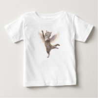 Dancing Angel Cat with Wings