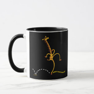 DANCING AROUND BAD "STUFF" GIRAFFE by Jeff Willis Mug