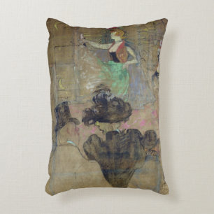 Dancing at the Rouge: La Goulue, 1895 Decorative Cushion