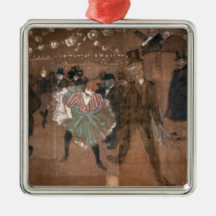 Dancing at the Rouge Metal Ornament
