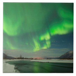 Dancing Aurora Ceramic Tile