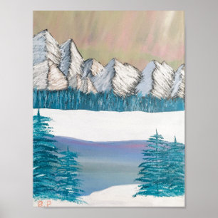 Dancing Aurora Poster