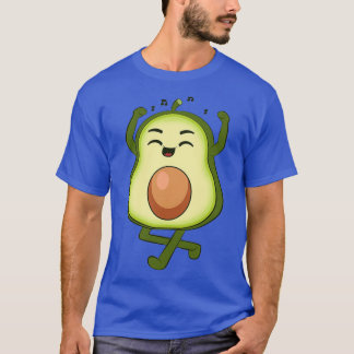 dancing avocado funny guacamole dance design T-Shirt