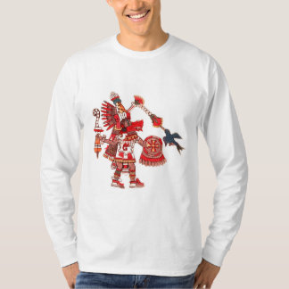 Dancing Aztec shaman warrior T-Shirt