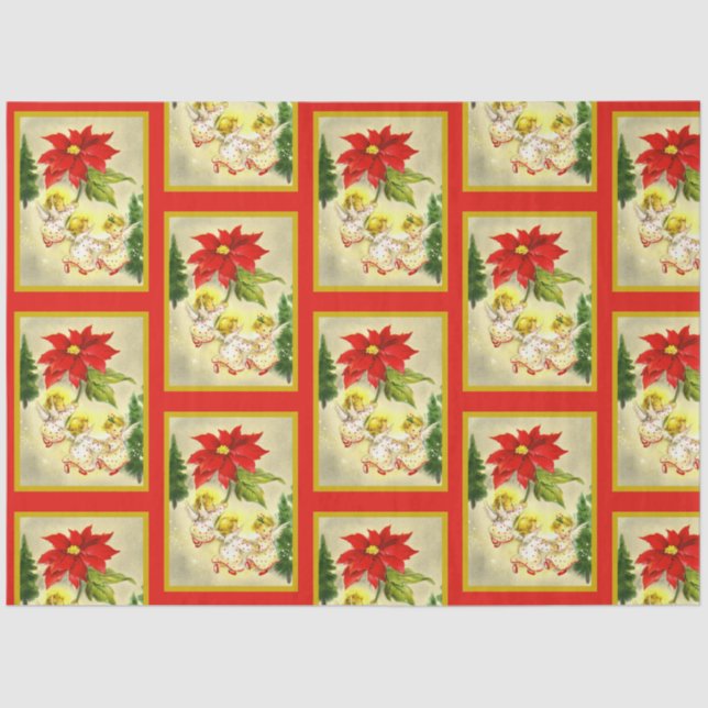 Dancing Baby Angels Tissue Paper (Front)