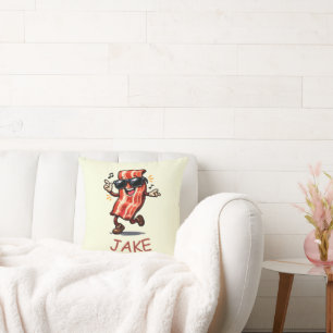 Dancing Bacon Cushion