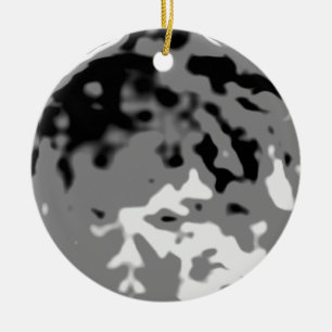 Dancing Ball Gold Silver Trans MUSEUM Zazzle Gifts Ceramic Tree Decoration
