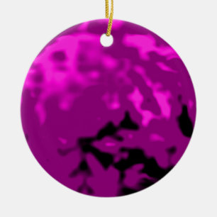 Dancing Ball Purple Silver Tra MUSEUM Zazzle Gifts Ceramic Tree Decoration