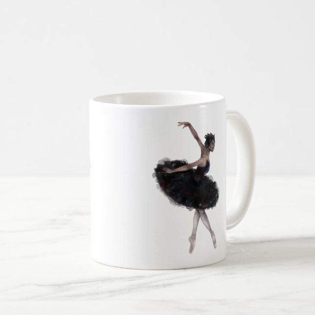 Dancing ballerina coffee mug (Front Right)