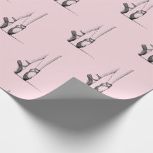 Dancing Ballerina Feet on Pink