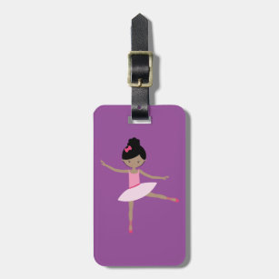 DANCING BALLERINA LUGGAGE TAG