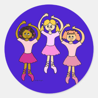 Dancing Ballerina Stickers