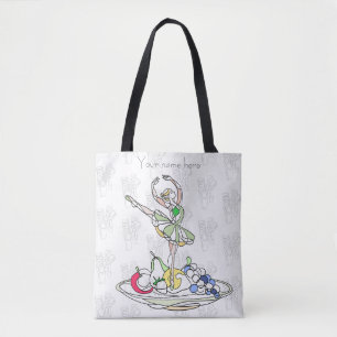 Dancing Ballerina Tote Bag