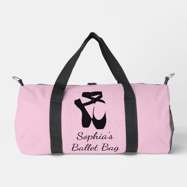 Dancing Ballet Design Duffel Bag (Front)