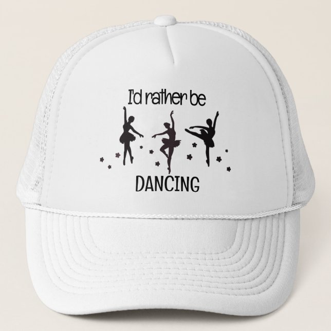 Dancing Ballet Design Hat (Front)