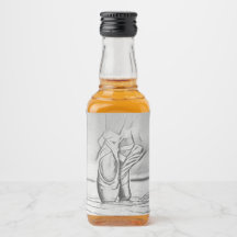 Dancing Ballet Shoes Monochrome Ballerina