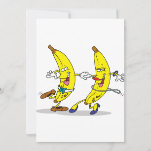 Dancing Bananas Invitations