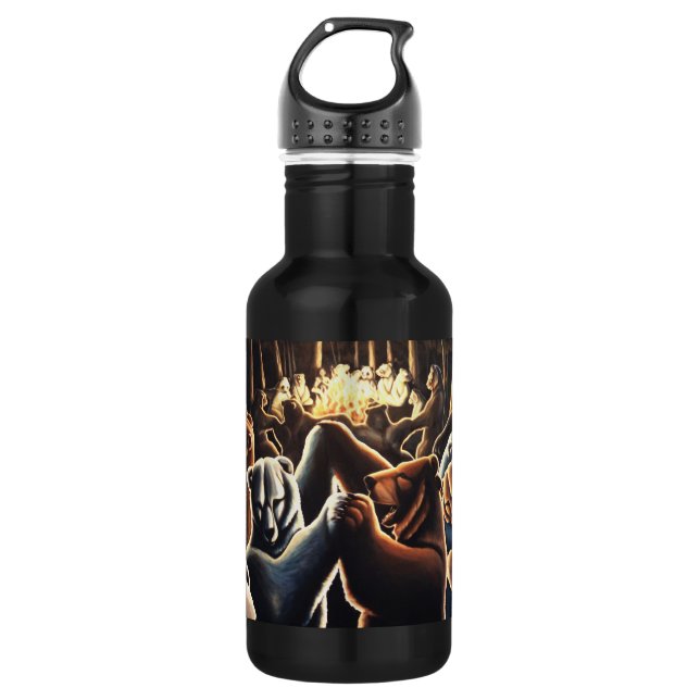 Dancing Bear Art Bear Art 532 Ml Water Bottle (Front)