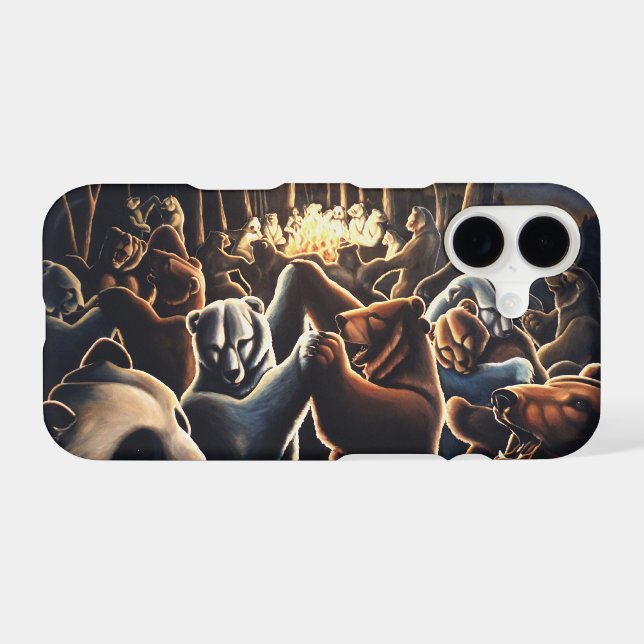 Dancing Bear iPhone 6 case Wildlife Art Bear Gift (Back (Horizontal))