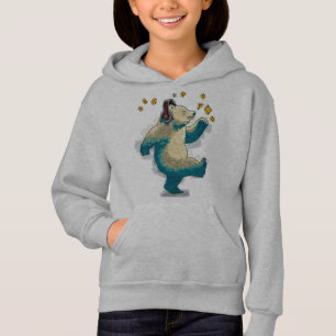 Dancing Bear with headphones