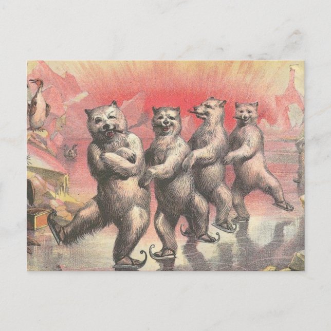Dancing Bears Postcard (Front)