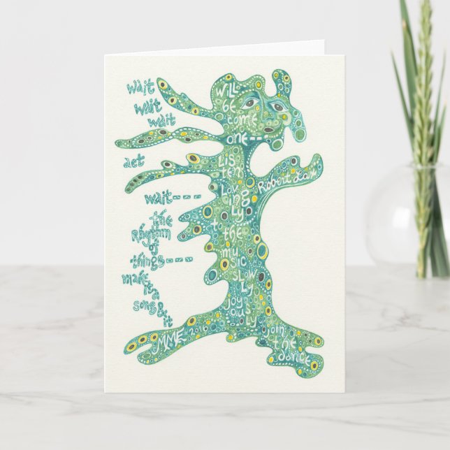 Dancing Being Notecard (Front)