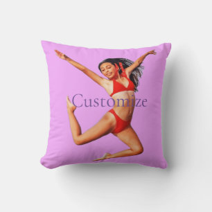 Dancing Bikini Model Thunder_Cove Cushion
