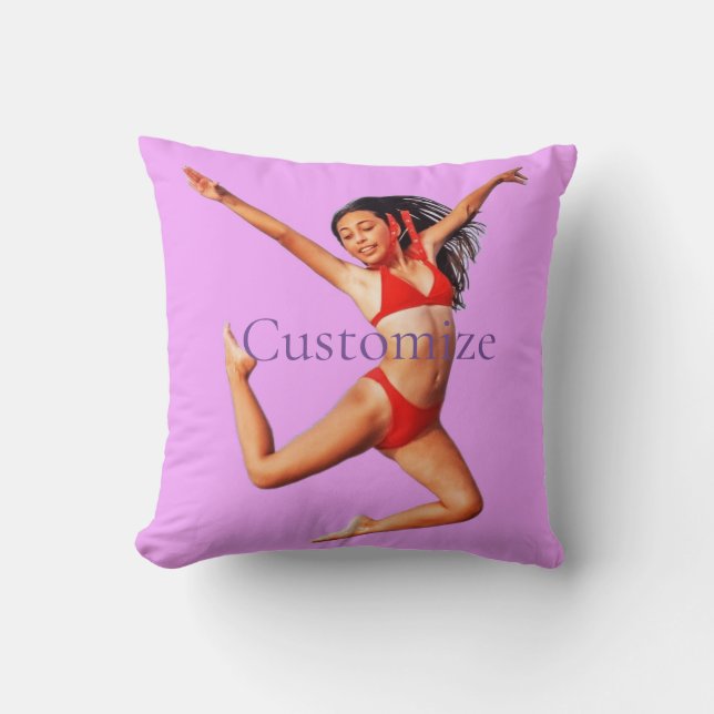Dancing Bikini Model Thunder_Cove Cushion (Front)